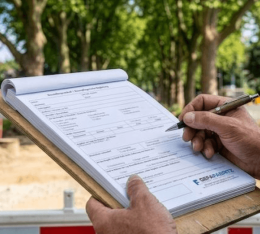 Baustellenprotokoll 50 Stk.